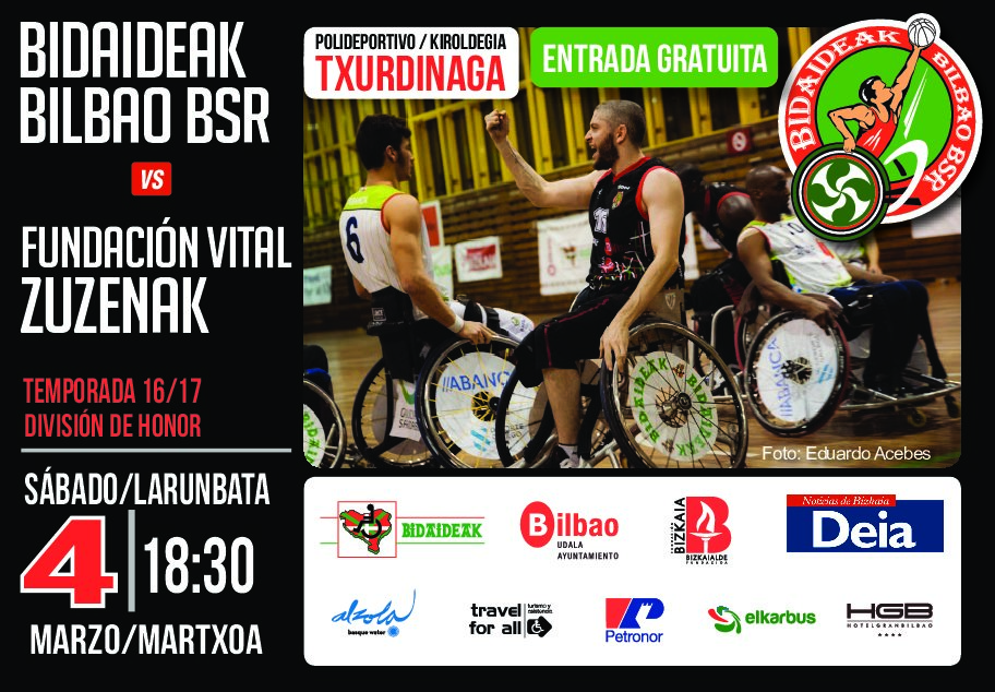 Bidaideak Bilbao BSR vs Fundaci&oacute;n Vital Zuzenak