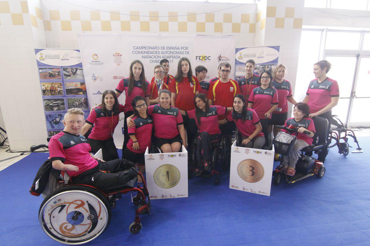 Valencia se corona en Oviedo al proclamarse campeona de Espa&ntilde;a de Nataci&oacute;n Paral&iacute;mpica