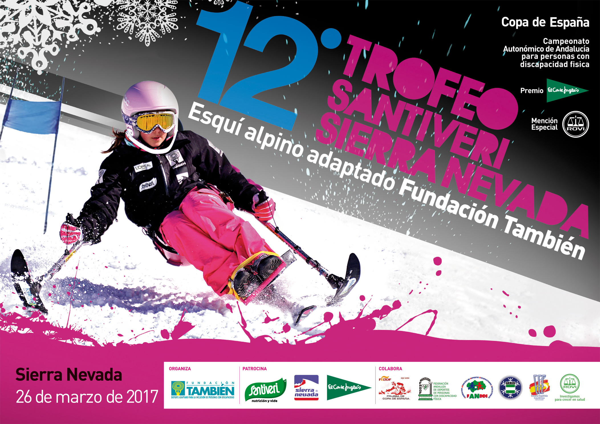 Vuelve la competici&oacute;n de esqu&iacute; adaptado con la disputa del trofeo Santiveri Sierra Nevada