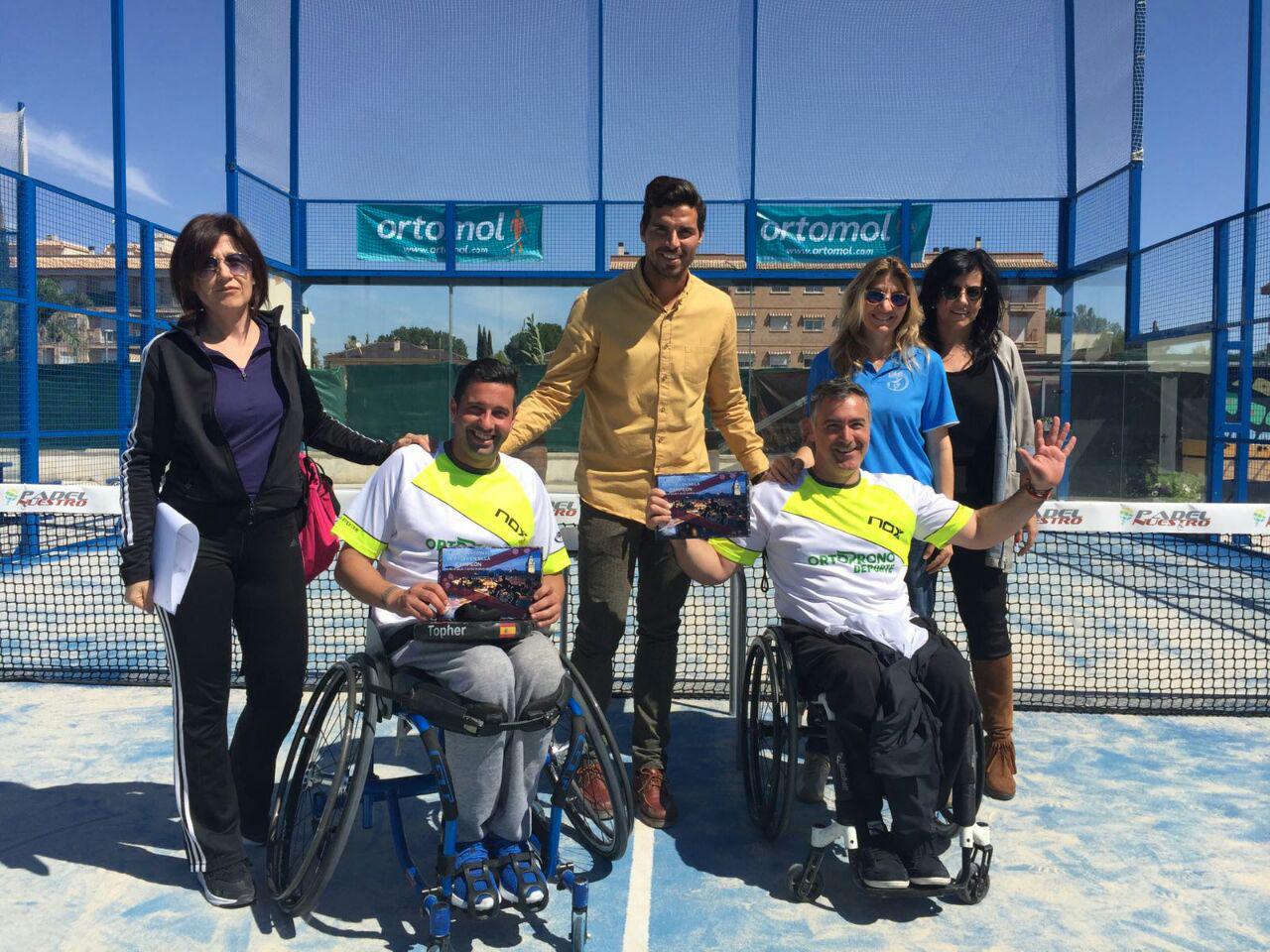 Los valencianos Luis Peinado y Christopher Trivi&ntilde;o se alzan con la victoria en el I Open Nacional de P&aacute;del en Silla de Ruedas celebrado en Puente Tocinos