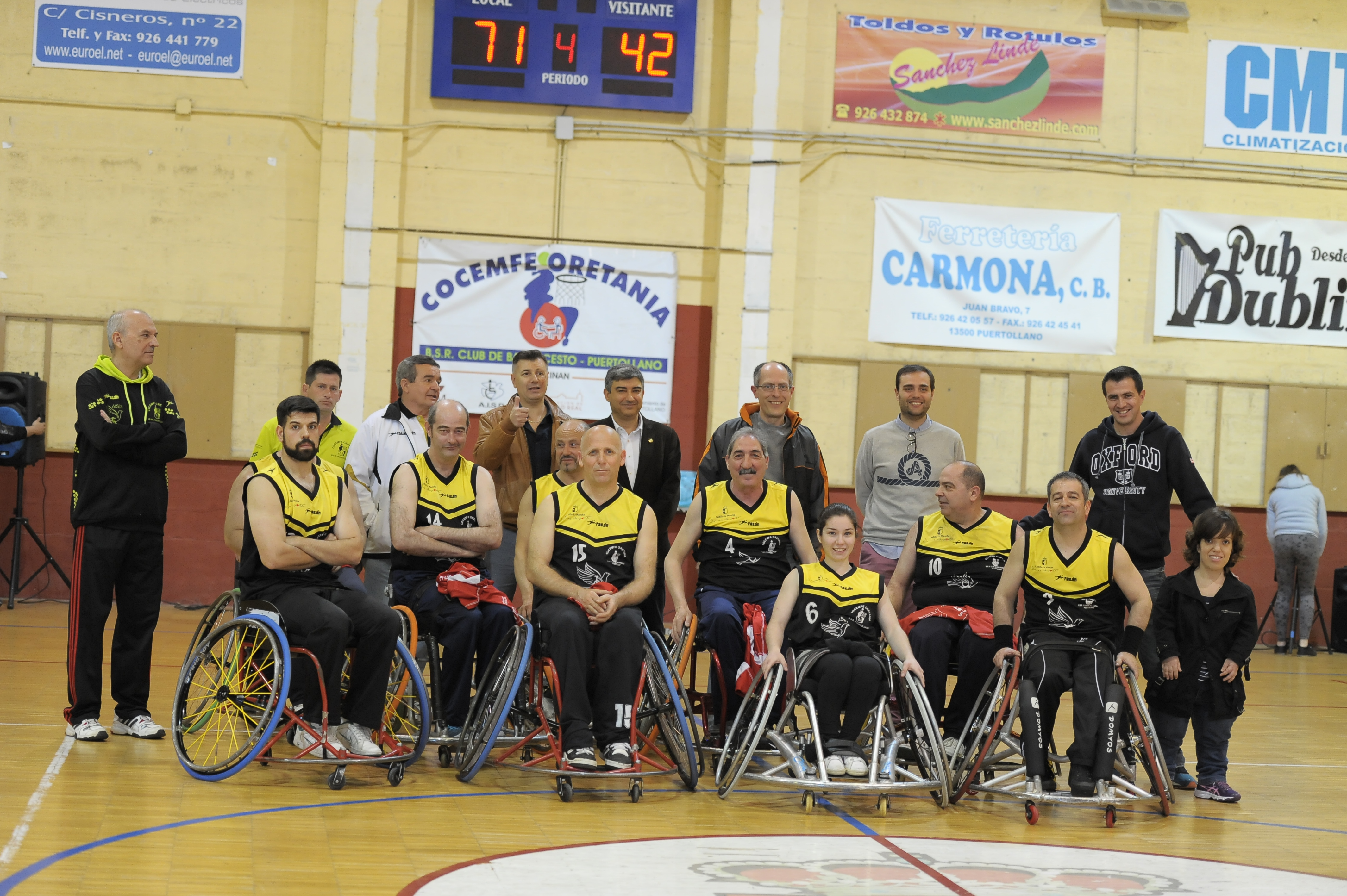 BSR COCEMFE Purtollano 71 vs Cludemi Almer&iacute;a 42