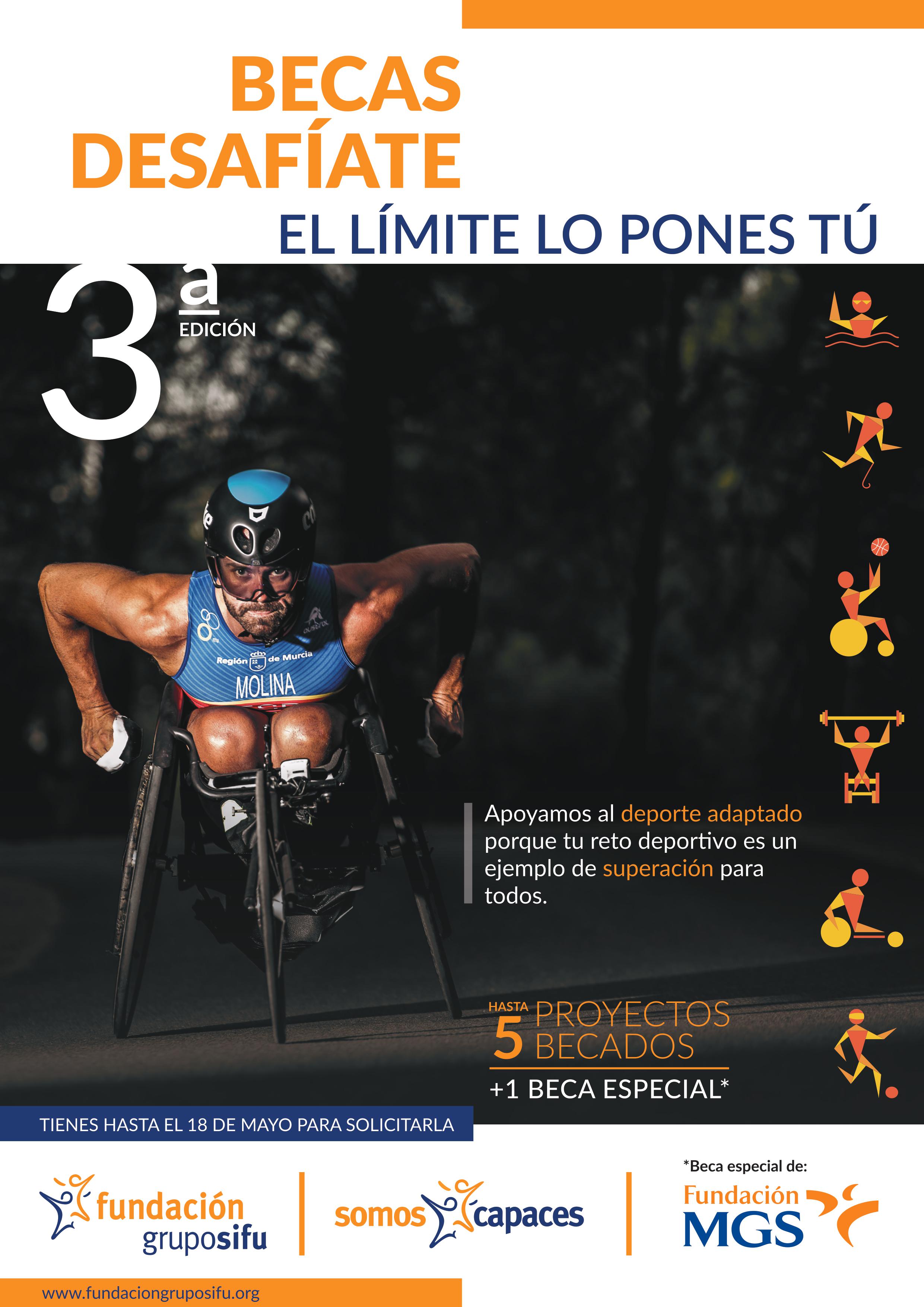 Fundaci&oacute;n GRUPO SIFU concoca varias becas destinadas a deportistas con discapacidad