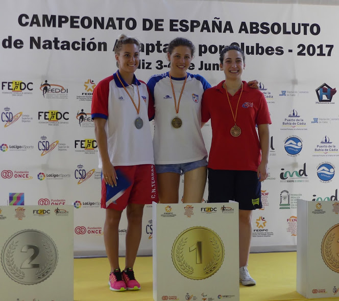 Sobresaliente actuaci&oacute;n de los nadadores de la FEDDF en el Campeonato de Espa&ntilde;a de C&aacute;diz