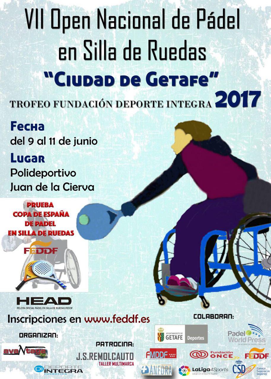 Getafe albergar&aacute; la pen&uacute;ltima prueba de la copa de Espa&ntilde;a de P&aacute;del en Silla de Ruedas.