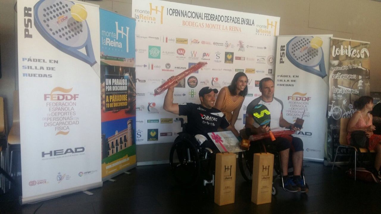 &Oacute;scar Agea y Edorta de Anta campeones de la copa de Espa&ntilde;a de p&aacute;del en silla de ruedas