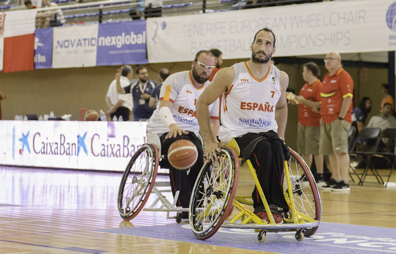 La selecci&oacute;n masculina acaba quinta en el Europeo de Baloncesto en Silla de Ruedas