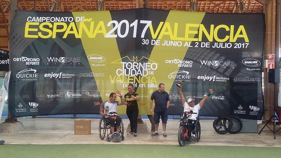 &Oacute;scar Agea y Edorta de Anta revalidan el t&iacute;tulo de campeones de Espa&ntilde;a de p&aacute;del en silla de ruedas