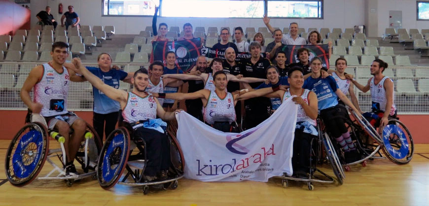 El Zuzenak revalida el t&iacute;tulo de mejor escuela de Espa&ntilde;a de baloncesto en silla de ruedas