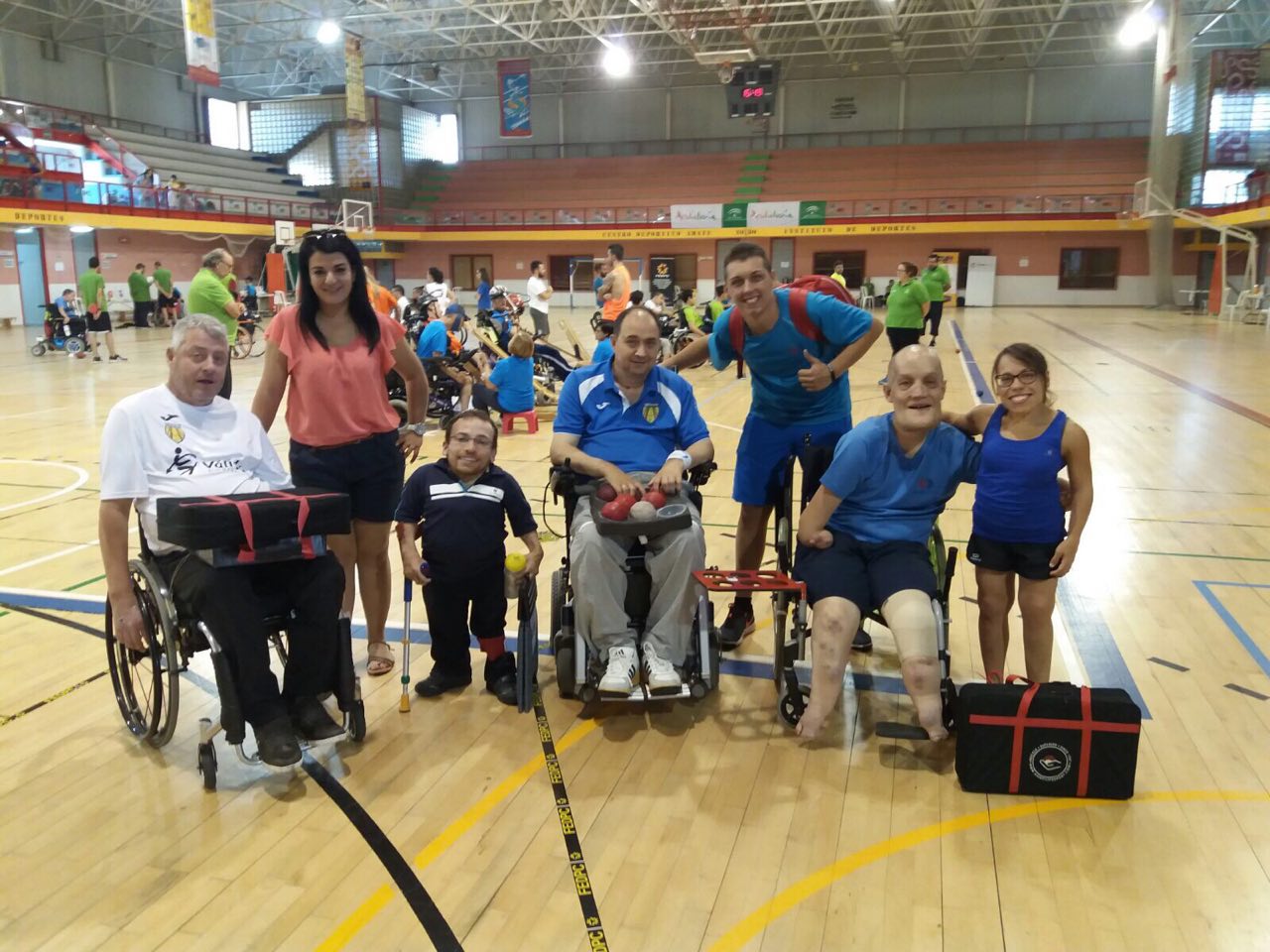 &Eacute;xito de participaci&oacute;n en el campeonato de Espa&ntilde;a de Boccia por clubs celebrado en Sevilla