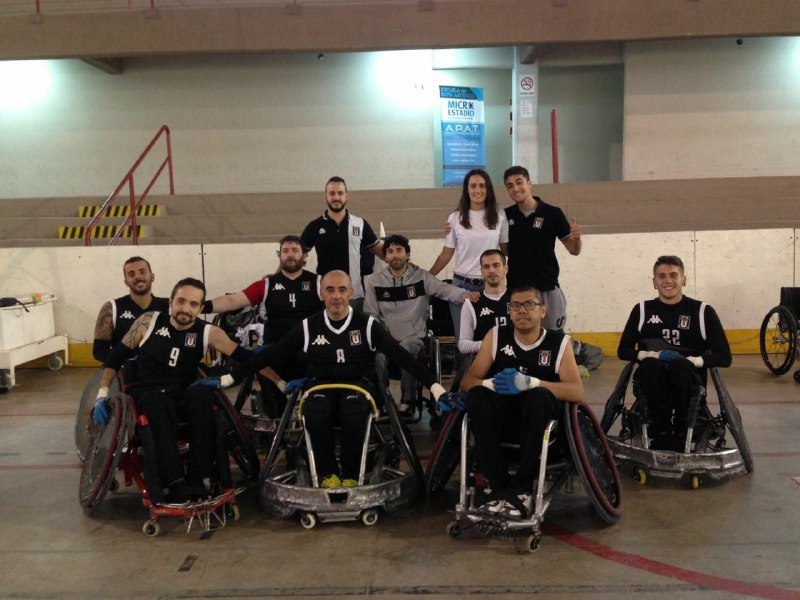 Jugadores del BUC causan una gran impresi&oacute;n en la I Copa Euroamericana de Quad Rugby 