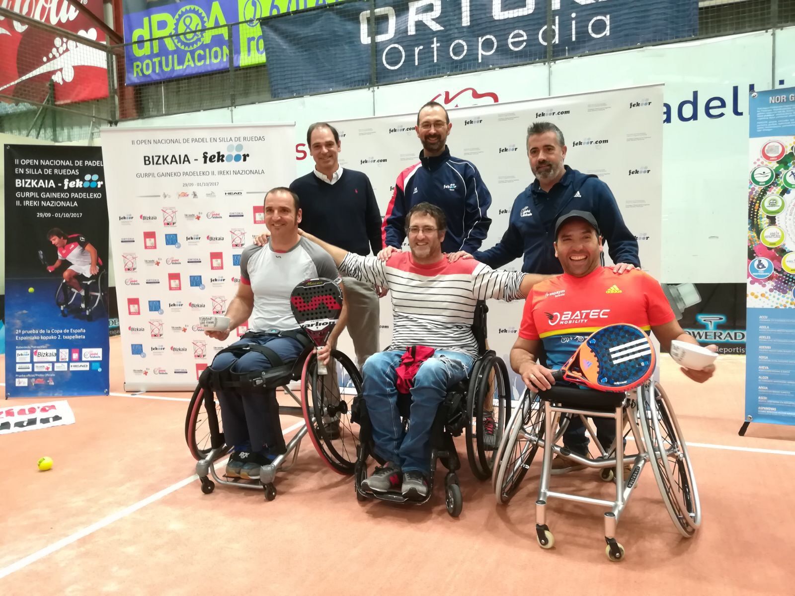 &Oacute;scar Agea y Edorta de Anta se imponen en la segunda prueba de la copa de Espa&ntilde;a de p&aacute;del en silla de ruedas en Zamudio