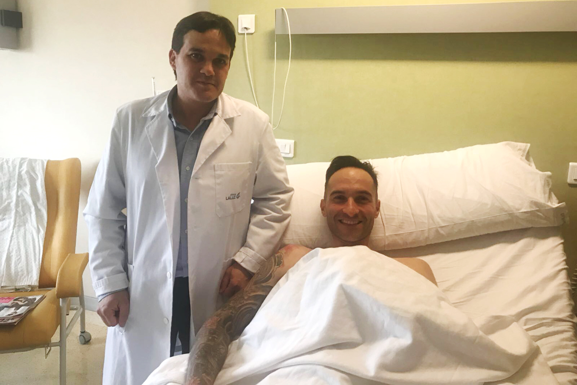 La operaci&oacute;n de Vilas, un &eacute;xito pero se perder&aacute; casi seguro toda la temporada