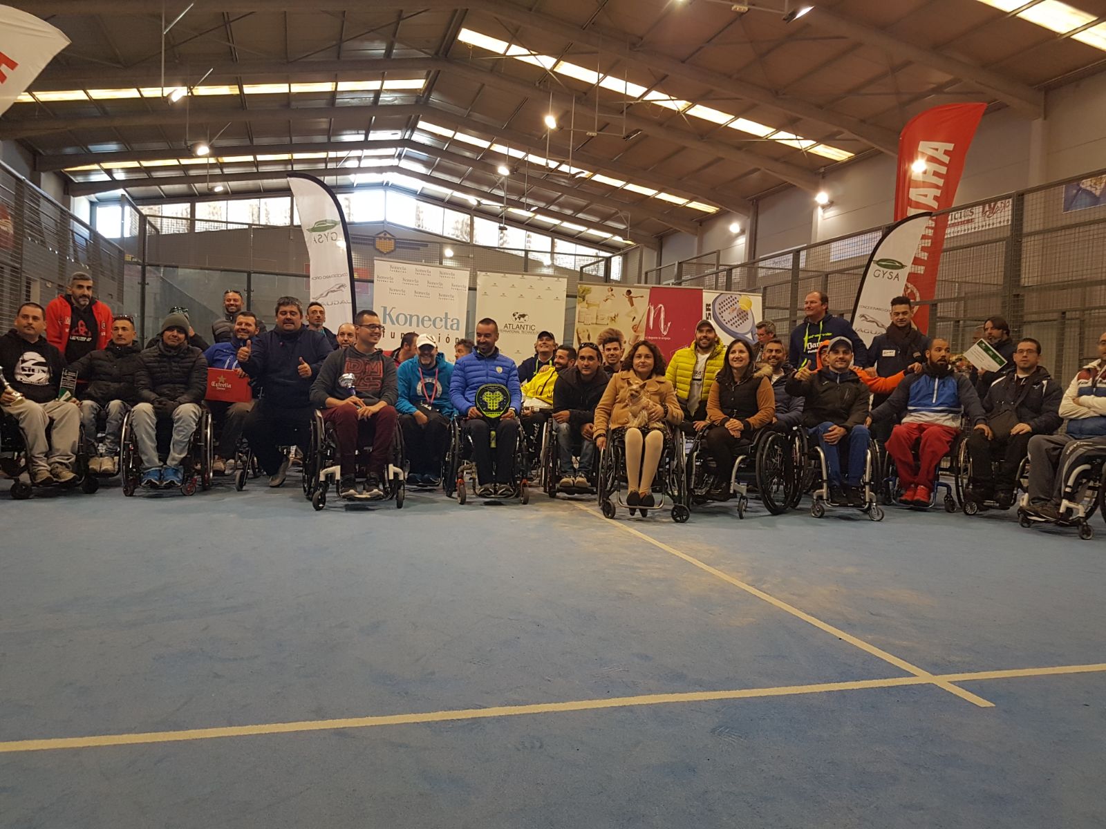 &Oacute;scar Agea y Edorta de Anta se pasean por el circuito de p&aacute;del en silla de ruedas cosechando su cuarta victoria consecutiva en la quinta prueba de la copa de Espa&ntilde;a.