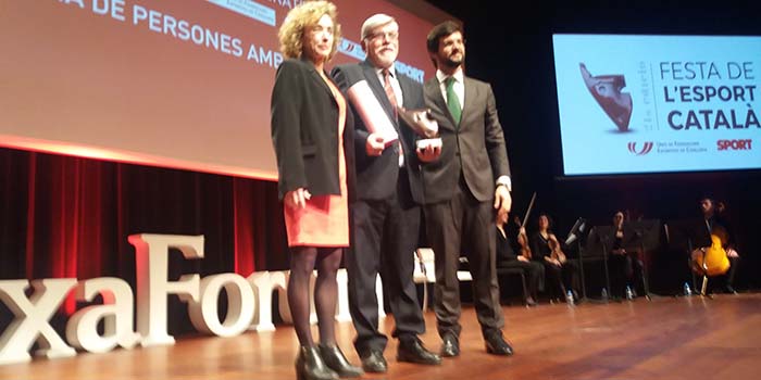La Federaci&oacute;n Catalana de Deportes de Personas con Discapacidad F&iacute;sica, premio a la mejor gesti&oacute;n Federativa de la 21&ordf; Fiesta del Deporte Catal&aacute;n