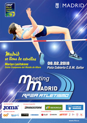 Alberto &Aacute;vila, Sara Andr&eacute;s y Alejandro Mar&iacute;n compiten ma&ntilde;ana en la Reuni&oacute;n Internacional de Atletismo en Pista Cubierta - Villa de Madrid  junto con los mejores atletas del mundo