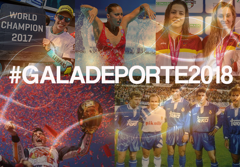 Nuria Marques y Sarai Gasc&oacute;n entre los premiados de la Gala del Deporte 2018