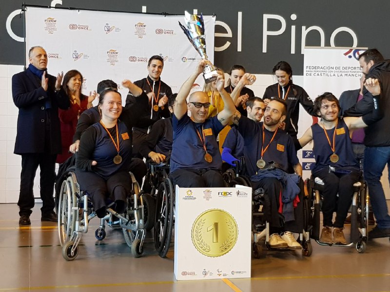 Catalu&ntilde;a se corona en Toledo consiguiendo su quinto t&iacute;tulo consecutivo de campe&oacute;n de Espa&ntilde;a de Rugby en Silla de Ruedas