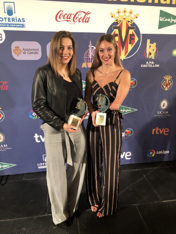 Nuria Marques y Sarai Gasc&oacute;n, premiadas en la Gala organizada por la Asociaci&oacute;n Espa&ntilde;ola de Prensa Deportiva