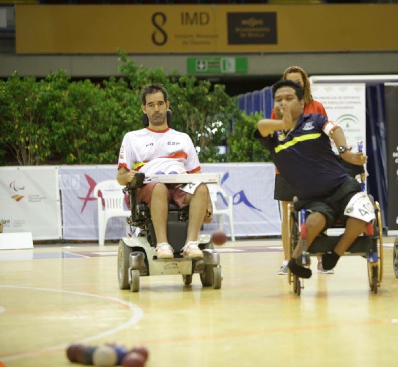 Alejandro D&iacute;az se impone en la primera jornada de la Liga Nacional de Boccia BC4