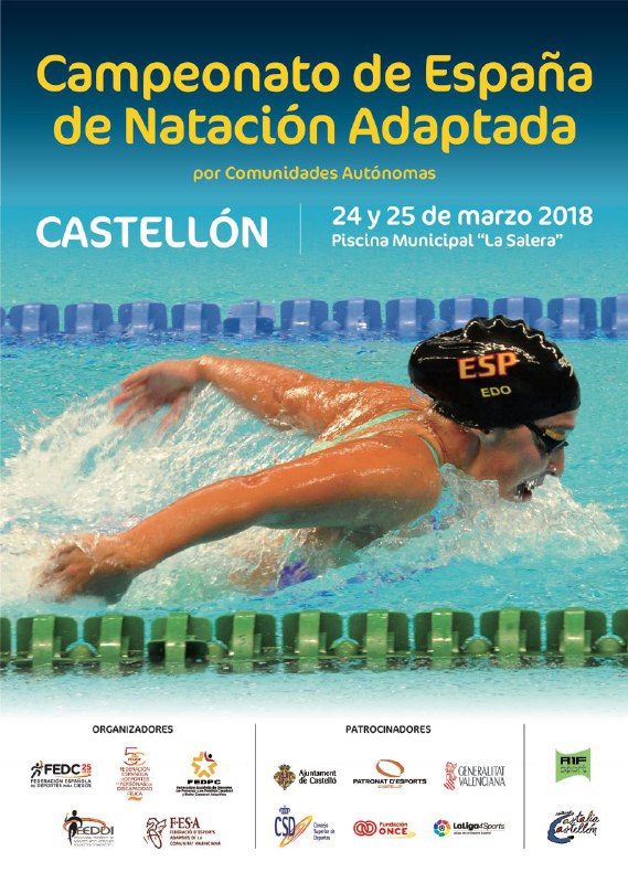 Castell&oacute;n cita este fin de semana a la &eacute;lite de la nataci&oacute;n adaptada 