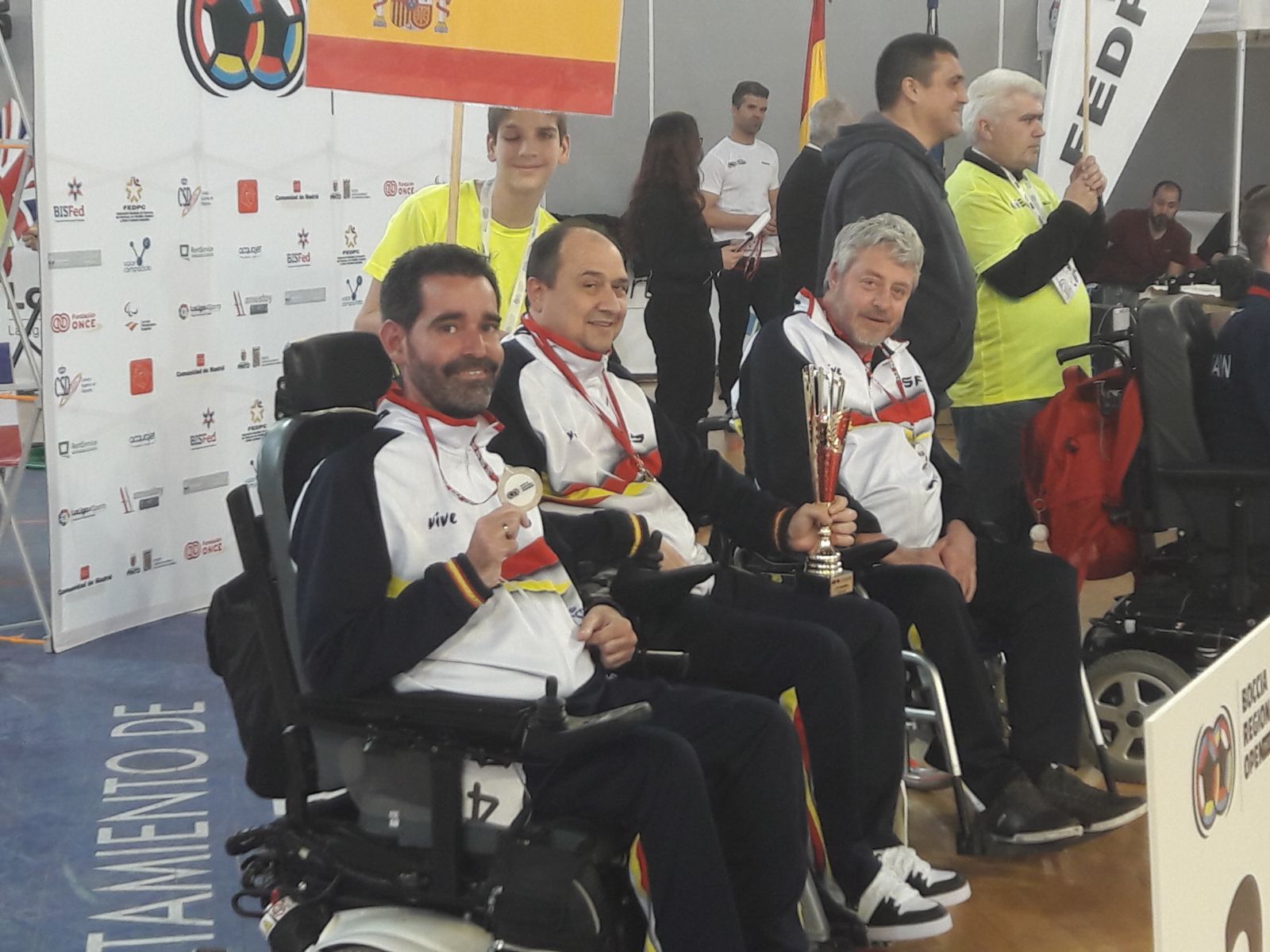 Hist&oacute;ricas dos medallas para nuestros deportistas BC4 en el Open Regional de Boccia BISFED de Pinto