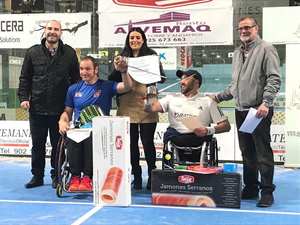 &Oacute;scar Agea y Edorta de Anta se imponen en la novena prueba de la Copa de Espa&ntilde;a de p&aacute;del en silla