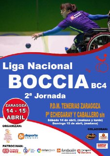Zaragoza vuelve a albergar este fin de semana la segunda jornada de la liga nacional de Boccia BC4