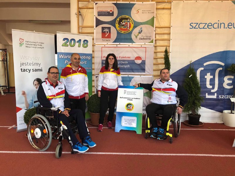 Grandes resultados de los tres tiradores espa&ntilde;oles en el Gran Prix Szczecin 2018