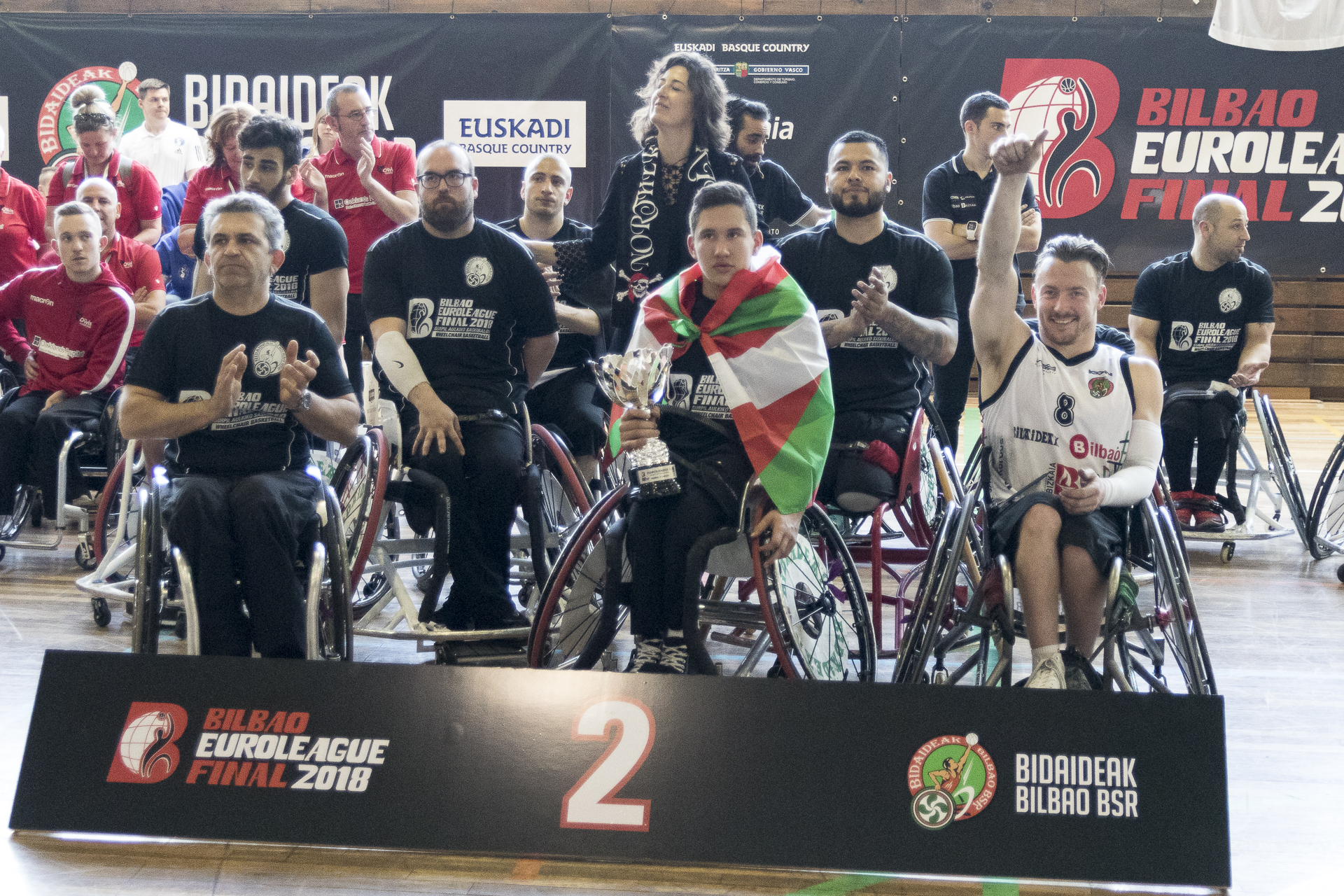 El Bidaideak Bilbao BSR se queda a un triple de la gloria en la EuroLiga 1