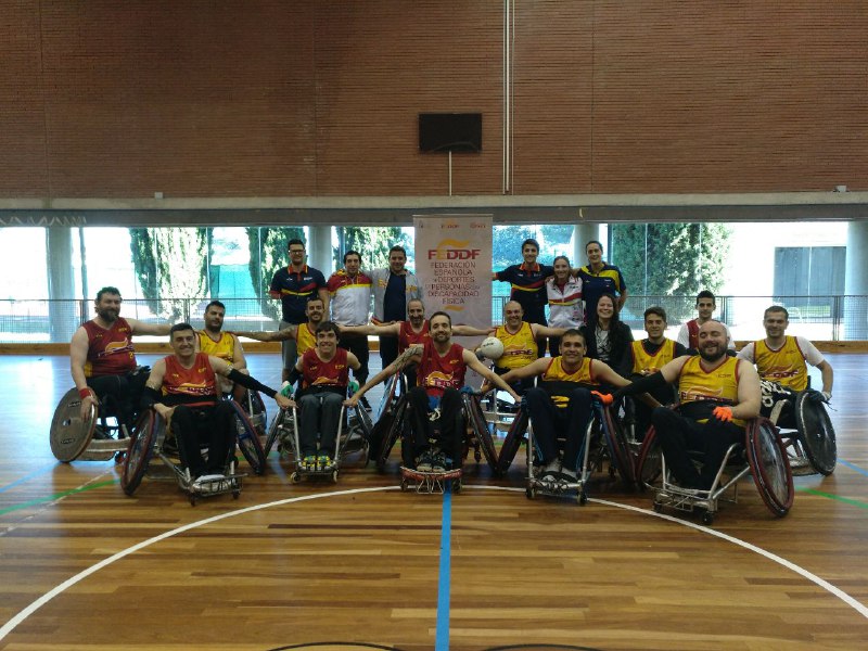 La selecci&oacute;n espa&ntilde;ola de Rugby en Silla de Ruedas calienta motores por segunda vez en el CAR de Sant Cugat