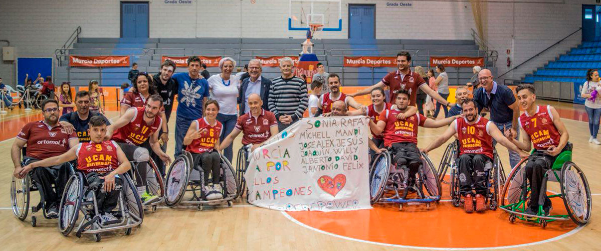 El UCAM Murcia BSR sube a la Primera Divisi&oacute;n de la Liga de Baloncesto en Silla de Ruedas
