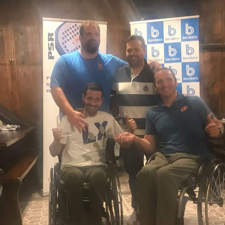 Victoria de Edorta de Anta y Christopher Trivi&ntilde;o en el I Open Nacional de P&aacute;del en Silla Ekintza Ikastola  