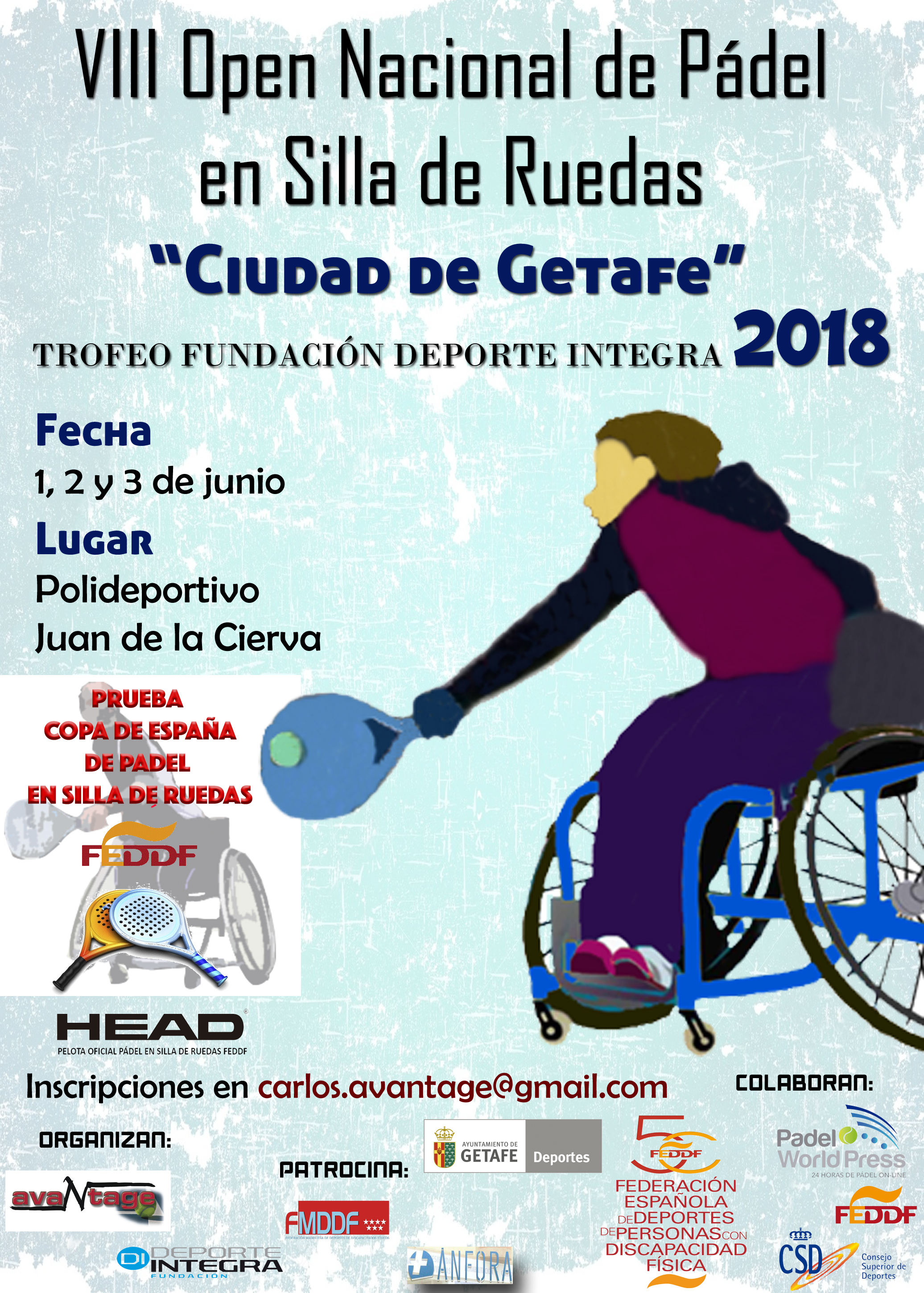 Getafe alberga desde hoy la duod&eacute;cima prueba de la Copa de Espa&ntilde;a de P&aacute;del en Silla