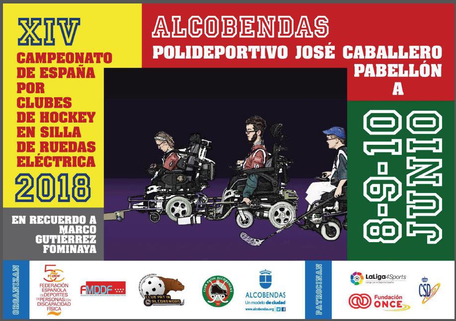 Cinco equipos competir&aacute;n este fin de semana por ser el mejor club de Espa&ntilde;a de H&oacute;ckey en Silla de Ruedas El&eacute;ctrica