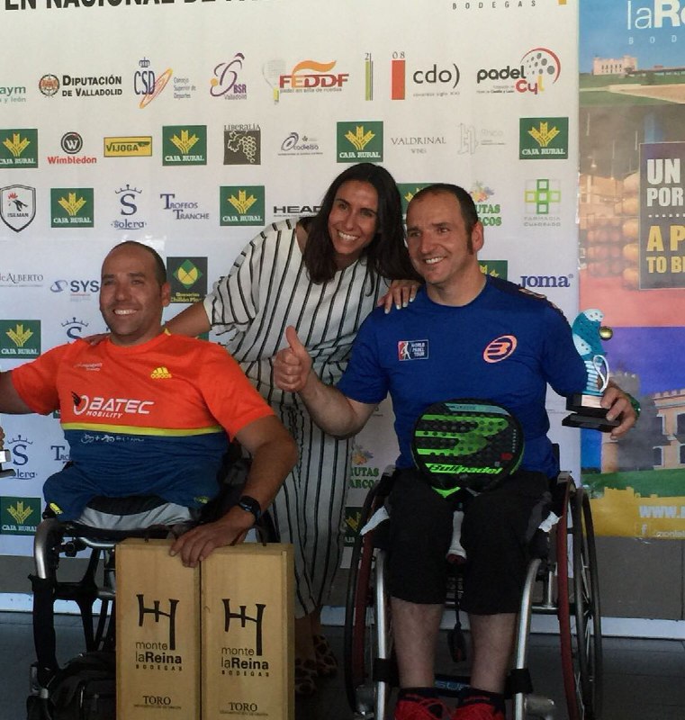 &Oacute;scar Agea y Edorta de Anta revalidan el t&iacute;tulo de Campeones en Valladolid de la copa de Espa&ntilde;a de p&aacute;del en silla 