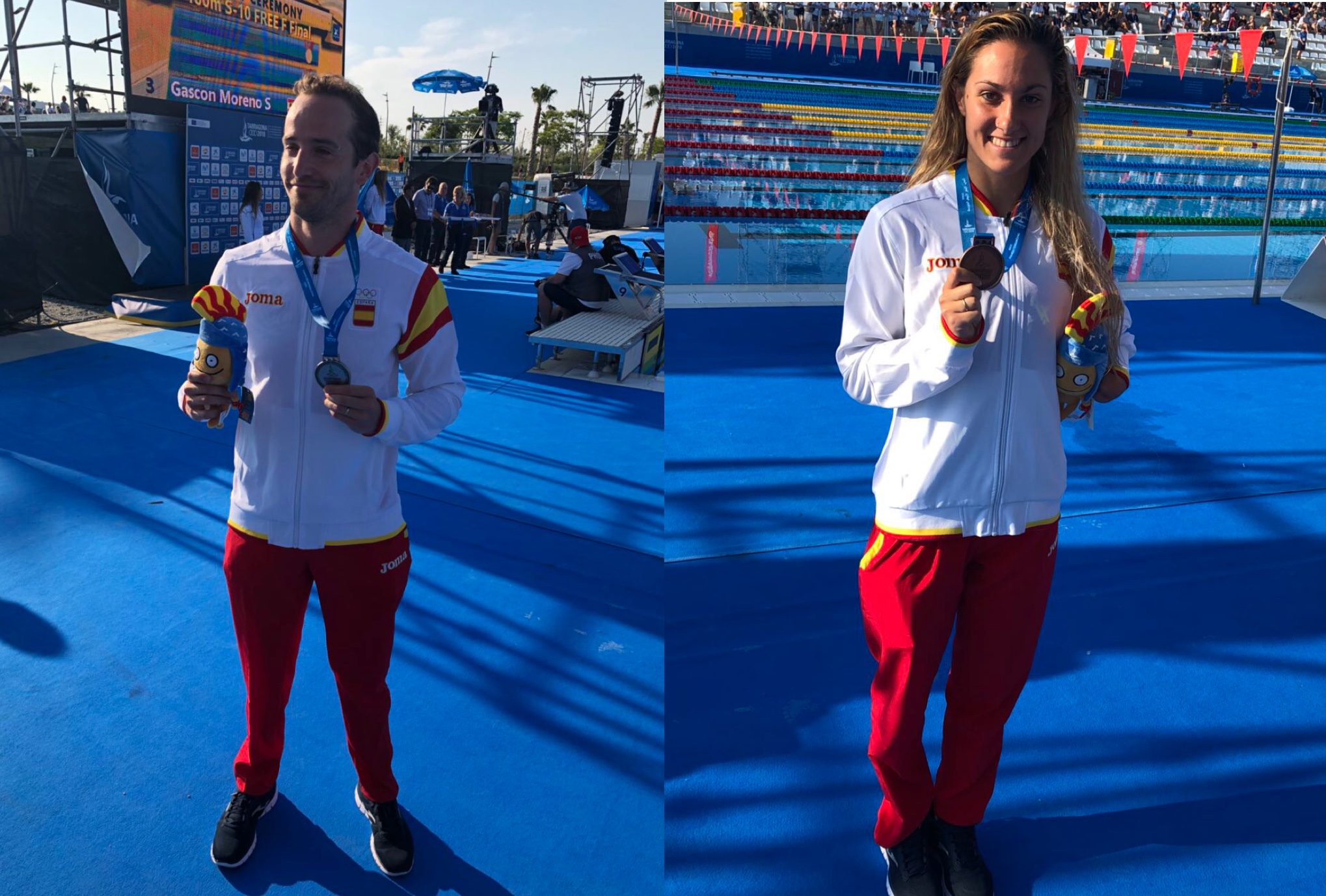 David Levcq y Sarai Gasc&oacute;n medallistas en los Juegos del Mediterr&aacute;neo de Tarragona