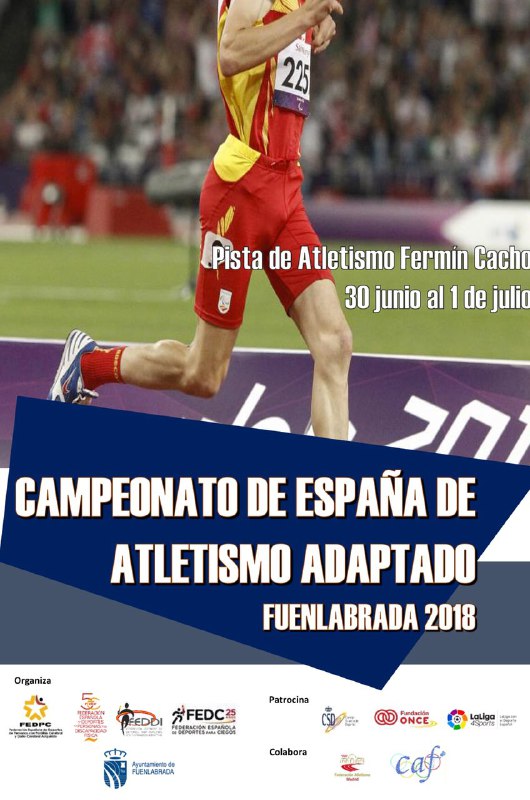 Veintinueve atletas de la FEDDF se dar&aacute;n cita este fin de semana en el campeonato de Espa&ntilde;a de atletismo adaptado
