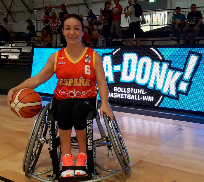 Sonia Ruiz, primera centenaria con la selecci&oacute;n espa&ntilde;ola de baloncesto en silla de ruedas