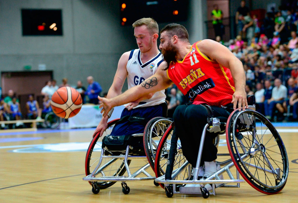 Espa&ntilde;a masculina se queda a un suspiro de las semifinales del Mundial de Baloncesto en Silla de Ruedas