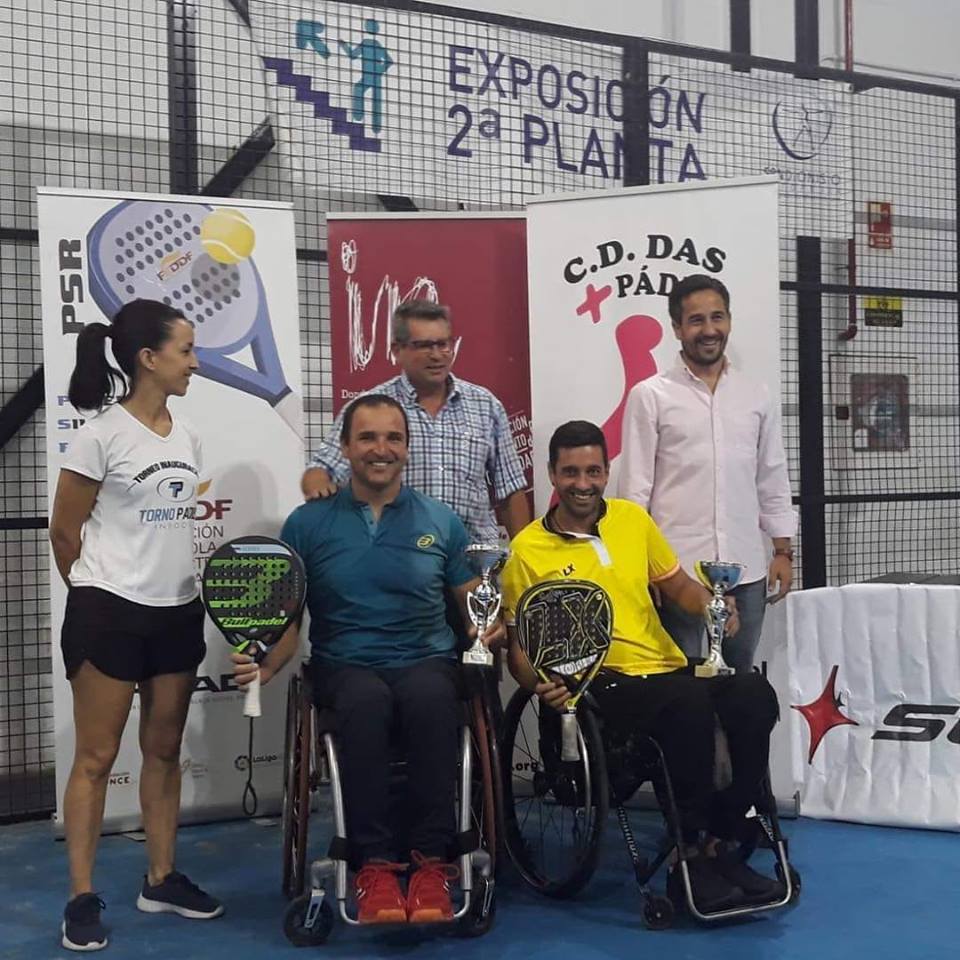 Edorta de Anta y Christopher Trivi&ntilde;o se imponen en la tercera prueba de la copa de Espa&ntilde;a de p&aacute;del en silla celebrada en Chiclana