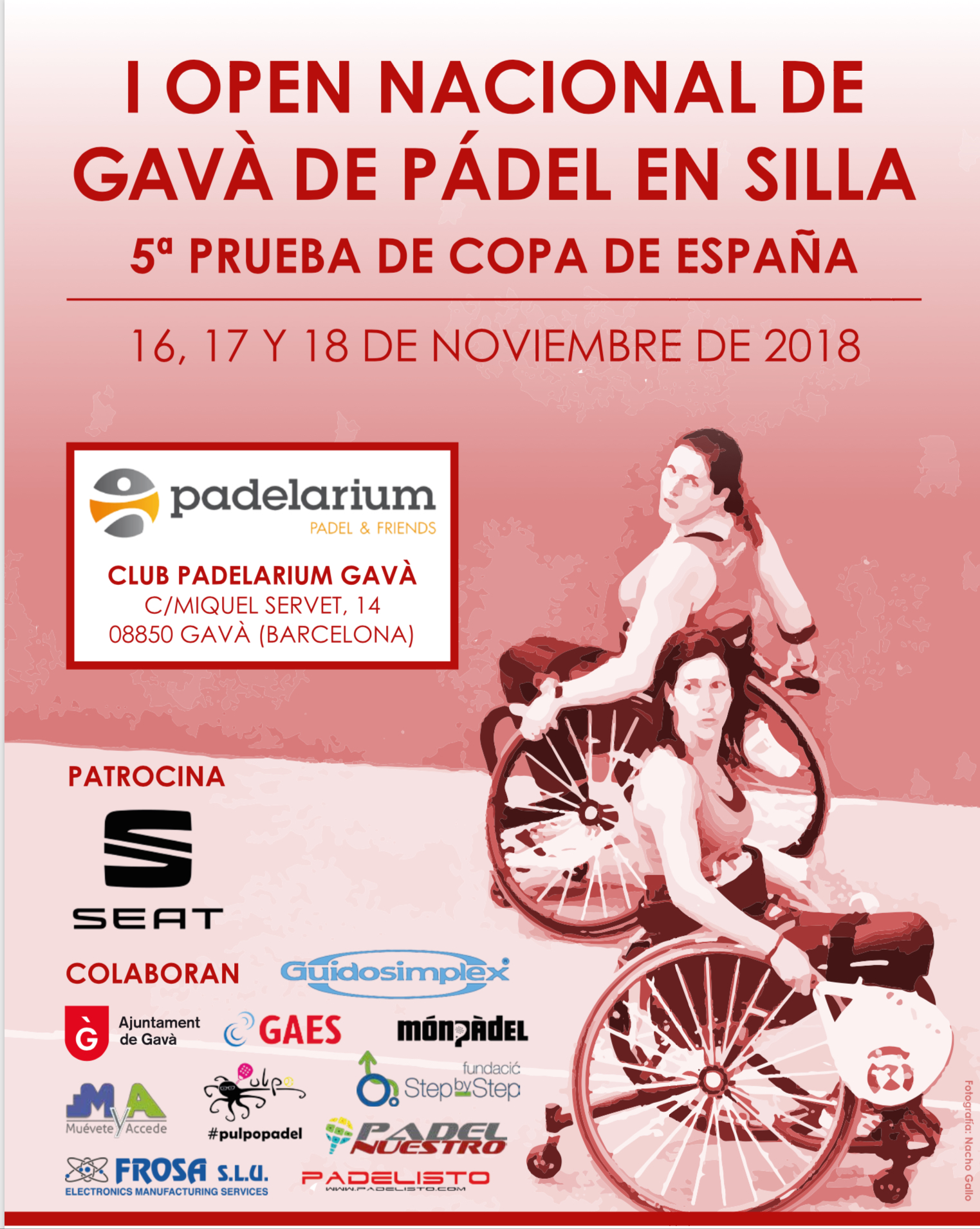 Gav&aacute; acoge por primera vez una prueba de copa de Espa&ntilde;a de p&aacute;del en silla