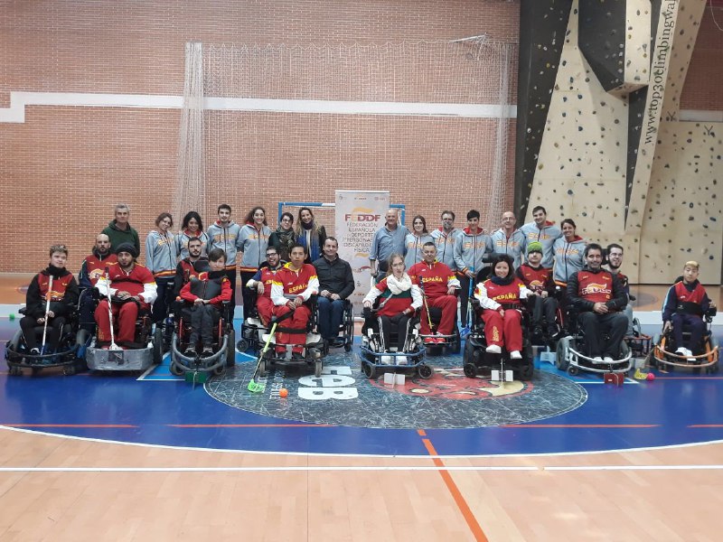 La selecci&oacute;n espa&ntilde;ola de hockey en silla de ruedas el&eacute;ctrica empieza a engrasar su nueva maquinaria de cara al 2019