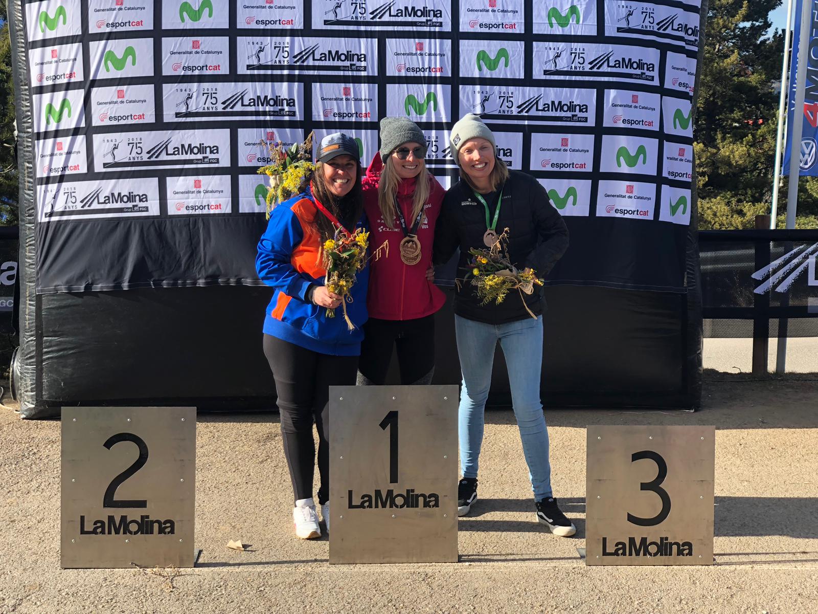 Astrid Fina consigue un doblete de plata en la Copa del Mundo de Snowboard