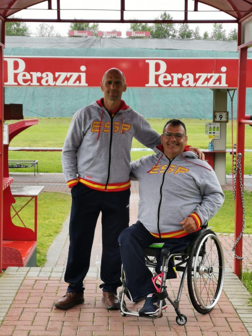 Sexto puesto para I&ntilde;aki Oloriz y Pedro G&oacute;mez en el Open Internacional Para-Trap