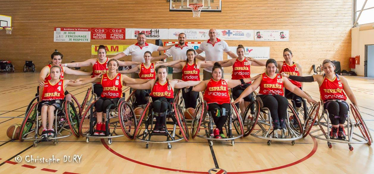 Las 12 jugadoras de Espa&ntilde;a en el Europeo de Baloncesto en Silla de Ruedas