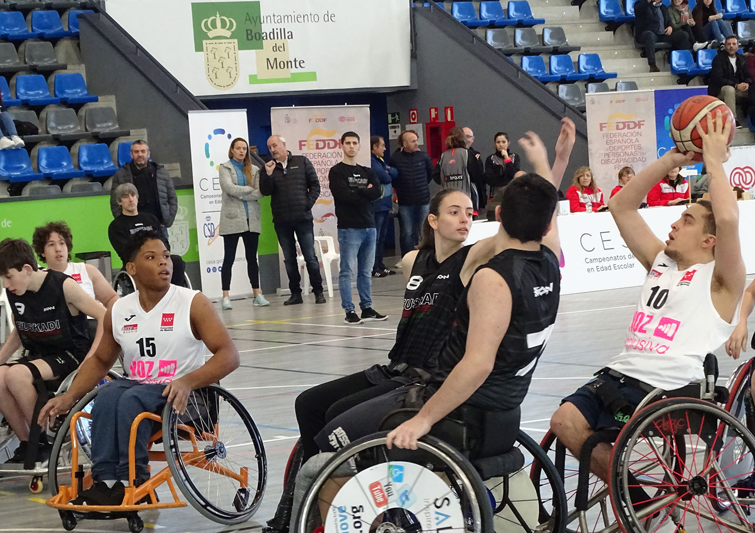 Villanueva de la Ca&ntilde;ada acoge el Campeonato de Espa&ntilde;a Escolar de Baloncesto en Silla de Ruedas