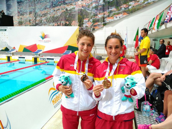 Los nadadores de la FEDDF conquistan Funchal en la primera jornada disputada en los Europeos de Nataci&oacute;n