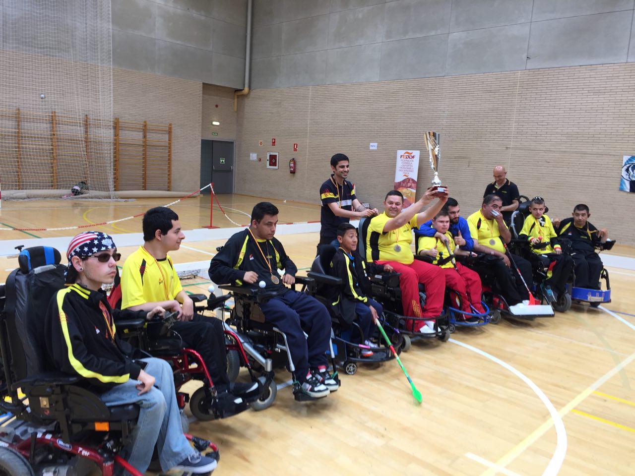 Catalu&ntilde;a se proclama campe&oacute;n de Espa&ntilde;a de h&oacute;ckey en silla de ruedas el&eacute;ctrica