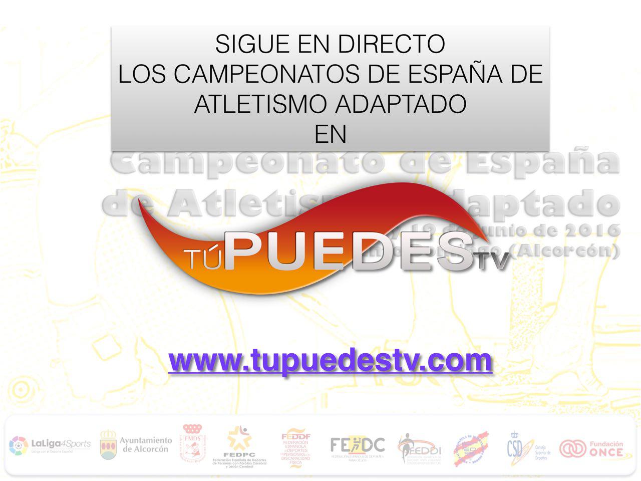 Sigue en directo este fin de semana el Campeonato de Espa&ntilde;a de Atletismo a trav&eacute;s de TU PUEDESTV