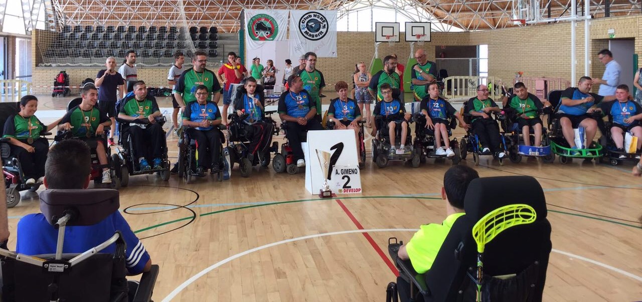 El club ADB Barber&agrave; se corona en Palafolls como campe&oacute;n de Espa&ntilde;a de H&oacute;ckey en Silla de Ruedas El&eacute;ctrica 